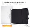 Picture of Laptop Sleeve Carrying Case for 14" New MacBook Pro M4 Pro Max/ M3 M2 M1 Pro Max A3112 A3401 A3185 A2992 A2918 A2779 A2442 2024-2021, MacBook Pro 14 inch Laptop Sleeve Bag, Black