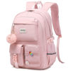 Picture of abshoo Big Student Laptop Backpack For College Women Middle High School Teen Girls Bookbag Travel Daypack (Pink)