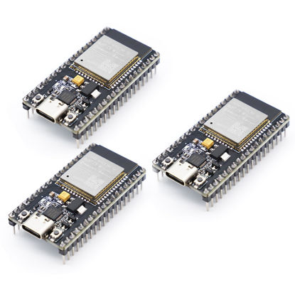 Picture of ESP32 Development Board AYWHP 3 Pcs ESP32 ESP-WROOM-32 Module with CP2012 Chip WiFi+Bluetooth Dual Core Support STA/AP/STA+AP Type-C Interface 38 PINS Soldered Version Compatible with Arduino