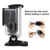 Picture of GEPULY USB Pass Through Side Open Protective Skeleton Housing Case for Hero 7 Silver/Hero 7 White Action Camera- Includes Quick Release Buckle, Thumb Screw, Tripod Mount Adapter