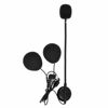 Picture of HuanGou BT-S2 Motorcycle Bluetooth Headset Intercom Type-C Interface Boom Microphone Earphone Audio Cable Charger Cable Mounting Clip Velcro Kits Accessories