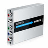 Picture of SUNNATCH Component to HDMI Converter with Scaler Function, RGB to HDMI Converter, 5RCA YPbPr to HDMI Converter Adapter, Component in HDMI Out Converter(1080P, Aluminum)