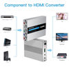 Picture of SUNNATCH Component to HDMI Converter with Scaler Function, RGB to HDMI Converter, 5RCA YPbPr to HDMI Converter Adapter, Component in HDMI Out Converter(1080P, Aluminum)