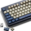 Picture of Japanese Gundam Keycaps- Retro PBT Keyboard Caps, Dye Sublimation Keycaps with Cherry Profile,134 Keys Keycap Sets for Mechanical Keyboard - Only Keycaps