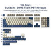 Picture of Japanese Gundam Keycaps- Retro PBT Keyboard Caps, Dye Sublimation Keycaps with Cherry Profile,134 Keys Keycap Sets for Mechanical Keyboard - Only Keycaps