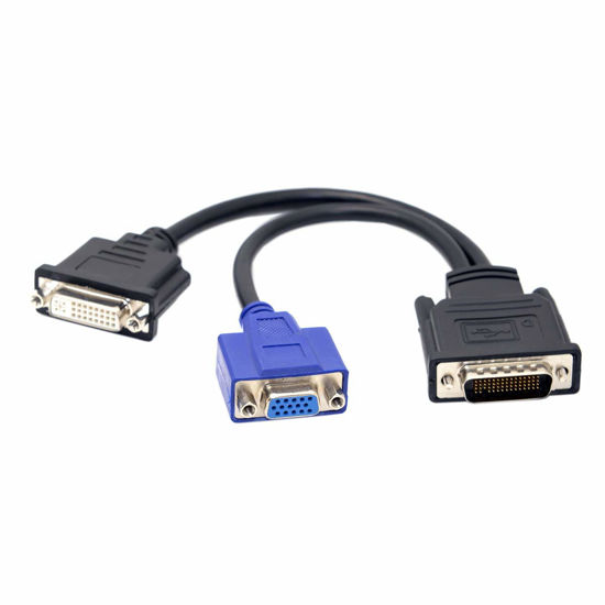 Picture of Chenyang LFH DMS-59 Male to DVI 24+5 Female & VGA RGA 15pin Female Splitter Extension 15cm