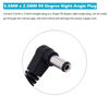 Picture of Fancasee 2 Pack 5.5mm x 2.5mm DC Power Extension Cable 90 Degree Right Angle Male to Female Plug Jack Extension Cord for IP Camera CCTV Security Camera Surveillance LED