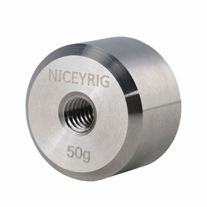 Picture of NICEYRIG Couterweight 50g Applicable for DJI Ronin S/SC/RS2/RSC2 and Zhiyun Gimbal Stabilizer for BMPCC 4K&6K Heavy-Sided Camera Counter Weight - 430
