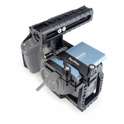 Picture of MAGICRIG BMPCC 4K / 6K Cage with NATO Handle + T5 SSD Mount Clamp for Blackmagic Design Pocket Cinema Camera 4K / 6K