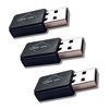 Picture of 3PACK Supports Y/L Wi-Fi USB Dongle and IP Phones T27G,T29G,T46G,T48G,T46S,T48S,T52S,T54S, (3BLACK)