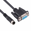 Picture of 6FT DB9 to RS232 MD 8p Male Serial Cable for Rockwell AB MicroLogix 1400 PLC Programming 1761-cbl-pm02