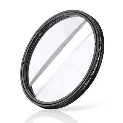 Picture of GREEN.L 77mm Center Field Split Diopter Effect Filter, Special Effect Filter for Camera Lens