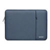 Picture of MOSISO Laptop Sleeve Bag Compatible with MacBook Air 15 inch M3 A3114 M2 A2941 2023 2024 / Pro 15 inch A1990 A1707, Surface Laptop 15, Dell XPS 15, Polyester Vertical Case with Pocket, Haze Blue