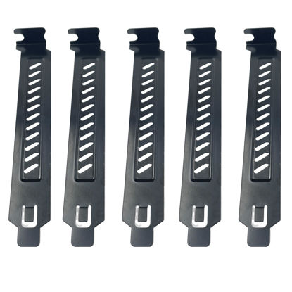 Picture of 10PCS Black PCI Slot Covers,Dust Filter Bracket Expansion Blanking Plate for Computer Cases