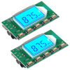 Picture of 2PCS DC 3V-5V FM Transmitter Module DSP PLL 87-108MHz Stereo Digital Wireless Microphone Board Multi-Function Frequency Modulation with LCD Display Line/USB/Mic Input