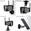 Picture of Kittyhok Solar Security Cameras Wireless Outdoor System | 4pcs 2K Ultr HD Pan Tilt Home Solar Security Camera with Human Detection, Spotlight | 10CH Smart NVR, 60 Days Local Storage