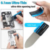 Picture of Haojiaho 19 PCS Phone Screen Repair Kit, Suction Cup Pliers Opening Repair Kit, Ultra-Thin Prying & Open Tool for iPhone, Laptop, iPad, Cell Phone, MacBook, Tablet, Computer, Electronics Repair
