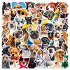Picture of Aigemumy 50 PCS Funny Dog Stickers Cute Animal Sticker for Journaling Laptop Scrapbook Water Bottles Guitar Suitcase Phone Snowboard Waterproof Vinyl Gifts for Women Girl Kids Adult Teens