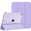 Picture of MoKo for iPad 10th Generation Case 2022, Slim Stand Hard PC Translucent Back Shell Smart Cover Case for iPad 10th Gen 10.9 inch 2022, Support Touch ID, Auto Wake/Sleep,Lilac Purple