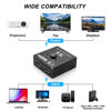 Picture of 8k HDMI Switch 2.1 HDMI Switch 4k120/8k60hz, HDMI 2.1 Splitter for Dual Monitors 2 in 1 Out Bi-Directional Switcher 48Gbps for PS4. PS5,Xbox and More