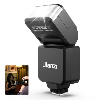 Picture of Ulanzi F32 Camera Flash, Camera Speedlite with GN32 / CCT 5600K for Canon/Fuji/Sony/Nikon/Panasonic Olympus Pentax and Other SLR Digital Cameras, and Digital Cameras with Single Contact Hot Shoe