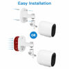 Picture of 2Pack Security Wall Mount for Arlo Pro, Arlo Pro 2, Arlo Ultra, Arlo Pro 3, Arlo Pro 4, Arlo Essential Spotlight Camera, Adjustable Indoor/Outdoor Mounting Bracket for Your Surveillance Camera (Black)