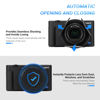 Picture of Auto Lens Cap Cover for Sony ZV-1 II ZV-1II ZV1II ZV1 II and ZV-1 ZV1 Digital Camera, Lens Dust Cap with Automatic Opening & Closing Design, ZV-1 ZV1 Accessories No Vignetting Occurs (Black)