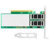 Picture of Vogzone 100Gb PCI-E NIC Network Card for Intel E810-CQDA2, 25GbE/50GbE/100GbE Dual QSFP28 Ports, with Intel E810 CAM2 Chip,100GbE PCI Express 4.0 X16 Ethernet Adapter Support RDMA iWARP/RoCEv2/UEFI