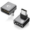 Picture of BCLINK 10Gbps USB C to USB Adapter (2 Pack), Up and Down 90 Degree Right Angle USB C Male to USB A 3.2 Female Converter for iPhone 16 15 Series, iPad, MacBook and More
