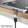 Picture of BCLINK 10Gbps USB C to USB Adapter (2 Pack), Up and Down 90 Degree Right Angle USB C Male to USB A 3.2 Female Converter for iPhone 16 15 Series, iPad, MacBook and More