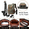 Picture of UBAYMAX Camera Backpack, DSLR SLR Waterproof Canvas Camera Bags Rucksack 15.6 inch Laptop Bag Travel Bag for Canon Nikon Sony Camera and Lens Tripod Accessories
