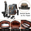 Picture of UBAYMAX Camera Backpack, DSLR SLR Waterproof Canvas Camera Bags Rucksack 15.6 inch Laptop Bag Travel Bag for Canon Nikon Sony Camera and Lens Tripod Accessories