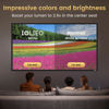 Picture of High gain 120 Inch Projector Screen - Wall Mounted - 2.6X Brightness and High Contrast 30% ALR -16:9 White Screen - by IOLIEO