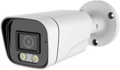 Picture of 5MP Bullet TVI CCTV Security Analog Camera, 2.8mm Lens, 100° Wide Viewing Angle Outdoor, (Quadbrid 4-in1 HD-CVI/TVI/AHD/CVBS), Full Metal, ONLY Compatible with 5MP and 8MP DVR