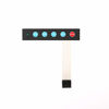 Picture of JESSINIE 3Pcs 1x5 Matrix Array Membrane Switch 5 Key Display Switch Keypad Keyboard with LED Light Switch 7Pin for Arduino