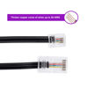 Picture of 10FT - 4Pack Phone Jack to Ethernet Cable Adapter, RJ45 8P4C Male to RJ11 6P4C Male for Landline Telephone Service for Extending, Connecting for Fax or Answering Machine