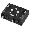Picture of 2 Way XLR Balanced Stereo Audio Switcher Passive A/B Mini Switch Box Mixer Sound Splitter (KN102, 2-IN-1-OUT)