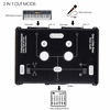 Picture of 2 Way XLR Balanced Stereo Audio Switcher Passive A/B Mini Switch Box Mixer Sound Splitter (KN102, 2-IN-1-OUT)
