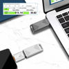 Picture of EASTBULL 32GB FAT32 USB 3.0 Flash Drive with a USB C Adapter and Keychain, Fast-Speed Thumb Drive Metal Pen Drive 32 G Memory Stick for Storage and Backup (Grey, with USB C 3.0 Adapter, Keychain)
