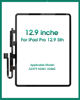 Picture of for iPad Pro 12.9 2021 Screen Replacement for iPad Pro 12.9 5th Touch Screen Repari Kits for iPad Pro 12.9 5th Gen Digitizer Screen Replacement A2379 A2378 A2461 Black (No LCD/Display)
