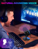 Picture of USB Condenser Gaming Microphone, Mini USB Microphone, Noise Cancellation Gaming PC Microphone with Mute, Cardioid Pickup Pattern for Streaming, Twitch, Online Chat, RGB Computer Mic for PC Gamer
