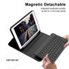 Picture of D DINGRICH iPad Case 10.2 with Keyboard, Slim Smart Case - Built-in Pencil Holder - Protective Folio Stand Cover - Detachable Bluetooth Keyboard - iPad Keyboard Case 9th/8th/7th Generation, Space Gray