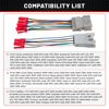Picture of RED WOLF Factory Amplifier Bypass Wiring Harness for 1998-2009 GMC Yukon Chevy Tahoe Suburban Cadillac Escalade w/Wire Connector Butt for Bose AMP Wire Connector Adapter Cable Adaptor Plug