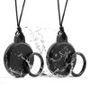 Picture of Airtag Holder Waterproof,Airtag Necklace,Airtag Keychain,Airtag Case,Screw Full Cover Protective Airtag Hidden GPS Tracker,Airtag for Kids,Elderly,Pet,Clothing (Obsidian Black 2 Pack)