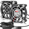 Picture of Wathai 50mm x 10mm 5V Mini Box USB Computer Fan with 3 Speed Control for Cosplay Welding Helmet VR Gear Rok Router Raspberry Pi Aquarium Cooling Ventilation
