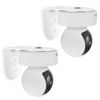 Picture of Zwolf Metal Wall Mount for Kasa Indoor Pan/Tilt Smart Security Camera, Upside Down or Upright Your Camera on Any Wall You Want, Get Any Viewing Angles (NOT Included Camera) (Pack of 2)