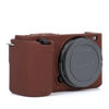 Picture of Pocoukate Camera Case for Sony ZV-E10 / ZV-E10L, Vlog Style Alpha ZV-E10 ZV-E10L Digital Camera Anti-Scratch Slim Fit Soft DSLR Camera Sleeve with Screen Protector (Coffee)