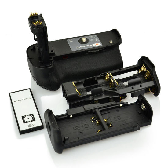 Picture of DSTE Replacement for Pro IR Remote BG-E11 Vertical Battery Grip Compatible Canon EOS 5D Mark III 5D3 5DS 5DSR Digital Camera as LP-E6 LP-E6N