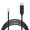 Picture of LARRITS Radar Detector Cable, USB to RJ11 Plug Cable,for Uniden R1 R3 R4 R7 R8 Beltronics Cobra Whistler Radar Detector,Replacement Power Cable for Radar Detectors (USB to RJ11 3.3FT)