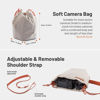 Picture of PGYTECH OneGo Drawstring Small Camera Bag, Soft Cute Camera Pouch Handbag compatible with Mirrorless Cameras/Nikon/Canon/Sony/Fuji Camera Case